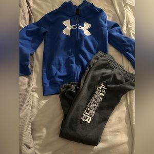 Brand new boys under Armour sweat outfit